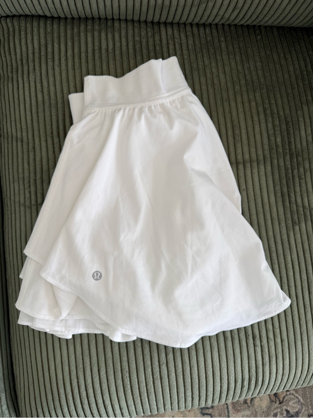 lululemon athletica White Circle Skirt with Built-In Shorts